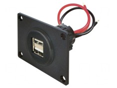 &Icirc;ncărcător Auto USB Dublu 5A 12-24V