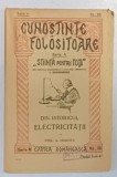 DIN ISTORICUL ELECTRICITATII de STEL. C. IONESCU , EDITIE INTERBELICA