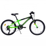 Bicicleta Pegas Mini Drumet 20&amp;#039;&amp;#039; Negru Verde