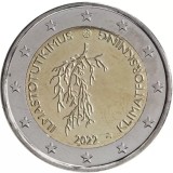 Finlanda 2 Euro 2022 - Schimbarea climatica, KM-304 UNC !!!