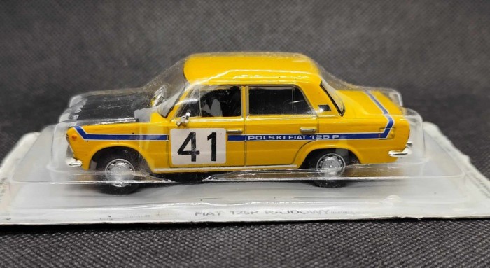 Macheta Fiat 125P Rajdowy - DeAgostini 1/43