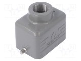 Carcasă HDC D6B pentru conectori pe cablu drept - DEGSON ELECTRONICS