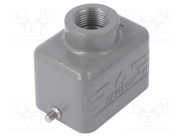 Carcasă HDC D6B pentru conectori pe cablu drept - DEGSON ELECTRONICS