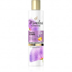 Pantene Pro-V Miracles Silky & Glowing șampon pentru regenerarea părului slab și deteriorat Sulfate free 225 ml