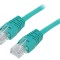 Cablaj Patch Cord UTP Cat5e Verde 3m
