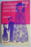 Recomandari Psihanalitice pentru Mame - Wilhelm Stekel - Psihologie