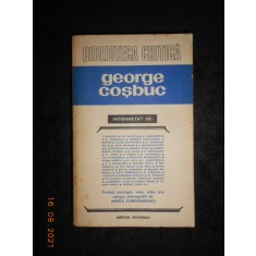 BIBLIOTECA CRITICA. GEORGE COSBUC