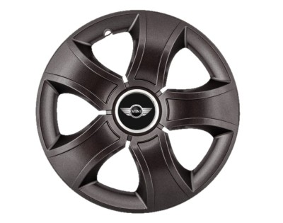 Set 4 capace roti Bis Negru R16 pentru gama auto Mini Cooper foto