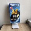 Casetă Video VHS Maxell E-120M, PAL/SECAM, 120min (2h), Nouă, Sigilată