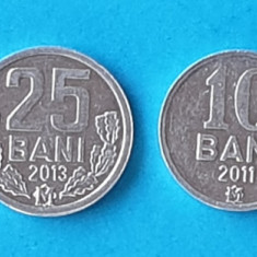 Moneda din Moldova lot x 4 bucati 50, 25 & 10 Bani