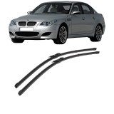 Cumpara ieftin Set stergatoare auto BMW Seria 5 (E60) 2001-2010, pentru parbriz, Valeo Silencio Xtrm