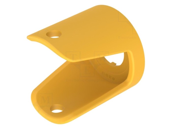 Colier protecție galben EAO 50mm plastic OptoHiT