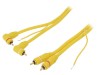 Cablu RCA unghi 5m galben, 4Carmedia