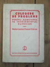 Culegere de probleme Pentru examenul de admitere in invatamantul superior