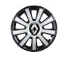 Set 4 capace roti Flash Gri-Negru R14 pentru gama auto Renault, Autohelix MSA