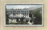 CP717N Băile Călimănești, Otelul Statului și Parcul, Editura Grigore Petrescu, Călimănești, carte poștală circulată Călimănești &ndash; Ploiești, 1912, Circulata, Printata