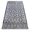 Covor modern MUNDO E0561 caro, zigzag 3D exterior albastru / bej , 160x220 cm