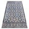 Covor modern MUNDO E0561 caro, zigzag 3D exterior albastru / bej , 160x220 cm