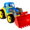 Tractor cu excavator frontal TechnoK, multicolor