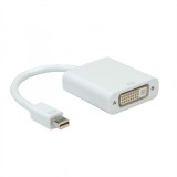 Adaptor Mini Displayport la DVI-D 24+1 pini T-M alb, Roline 12.03.3128