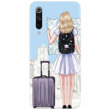 Husa silicon pentru Xiaomi Mi 9, Travel Girl Searching On Map