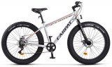 Bicicleta MTB-Fat Bike CARPAT Aventus C26217A, 7 Viteze, Roti 26inch, Frane Mecanice Disc (Negru/Gri)