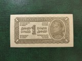 IUGOSLAVIA 1 DINAR 1944 UNC