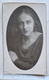 Portret femeie &ndash; fotografie interbelică atelier Marco Klein Brăila &ndash; cca. 1920&ndash;1935