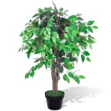 Cumpara ieftin Planta artificiala, arbore de ficus, cu ghiveci, 90 cm