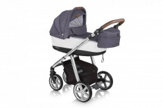 Carucior multifunctional 2 in 1 cu roti din spuma EVA Espiro Next Manhattan 213 Pacific Blue 2020 foto