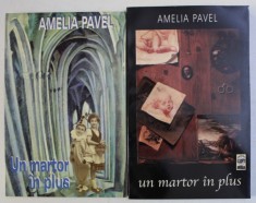 UN MARTOR IN PLUS - memorii de AMELIA PAVEL , VOLUMELE I- II , 1997 - 2001 *VOLUMUL II PREZINTA DEDICATIA AUTOAREI foto
