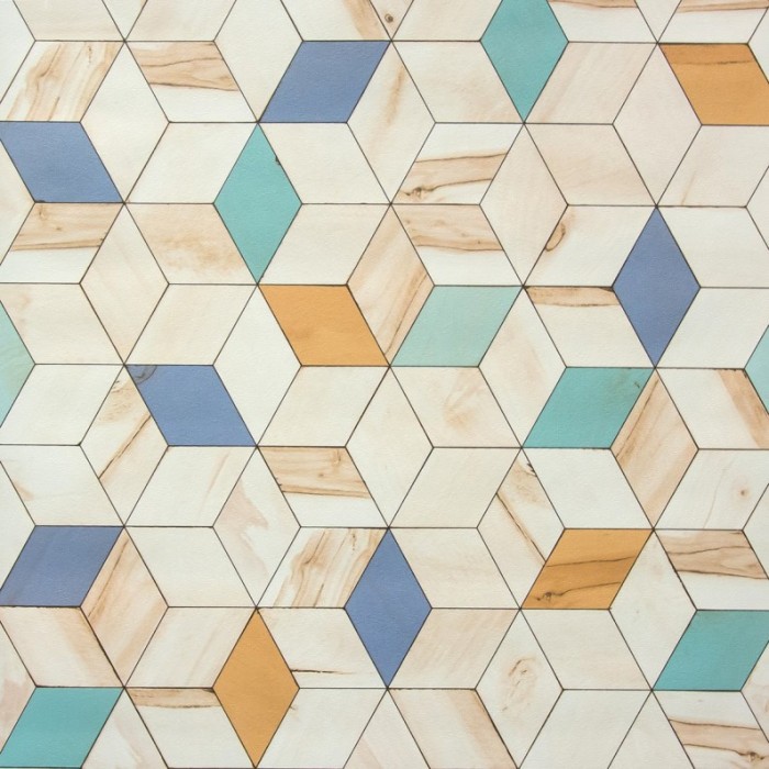 Tapet 3D Hexagone L59301