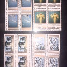 Romania 1982 Lp 1059 reproduceri de arta Sabin Balasa blocuri de 4 timbre mnh