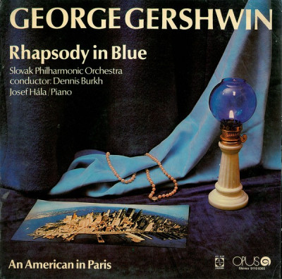 Vinyl George Gershwin, Slovak Philharmonic Orchestra &amp;lrm;&amp;ndash; Rhapsody In Blue, 1977 foto