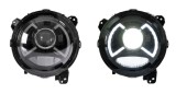 Set faruri Jeep Wrangler, 11.20, montare fata, stanga+dreapta, cu animatii; cu LED RGB DRL, lumini de zi; LED; manual; Tuning; LED, doar pt far
