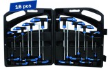 Cumpara ieftin Set 16 chei HEX plus TORX maner T HYUNDAI HY-59551