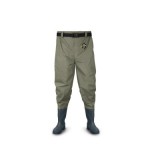 Pantaloni wading impermeabili DELPHIN Hron, cizma inclusa, pana in talie 43