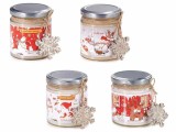 Set 4 lumanari parfumate aroma Iarna &Oslash; 6,5 cm x 8 H