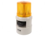 Semnalizator LED ambră 24VDC IP54