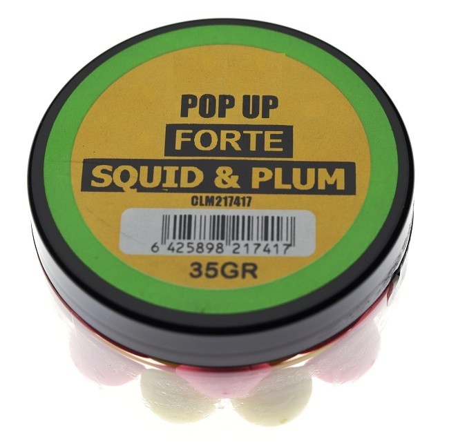 Pop Up Claumar Forte Squid &amp; Plum Yellow &amp; Pink 35Gr 16mm