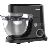 Mixer cu bol Comfee MJ-KM6001WBK, 600W, capacitate bol 4L, 6 trepte de viteza, Negru