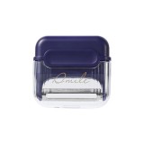 Decojitor/curatator manual de legume si fructe, flippy, portabil, cu magnet, doua lame, inox, mov, 6.7x6x1.6 cm