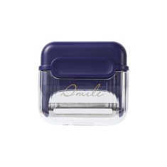 Decojitor/Curatator manual de legume si fructe, Cyrax, portabil, cu magnet, doua lame, Inox, Mov, 6.7x6x1.6 cm