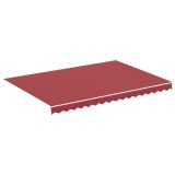 Cumpara ieftin Panza de rezerva copertina, rosu visiniu, 350x250 cm, poliester