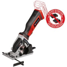 Fierastrau mini circular pe acumulator Einhell TE-CS 18/89 Li - Solo, 18 V, tehnologia PXC, 89 mm diametru disc taiere, 28 mm adancime taiere, 2500 RP