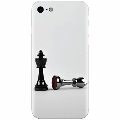 Husa silicon pentru Apple Iphone 6 Plus, Chess foto