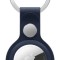 AIRTAG FINEWOVEN KEY RING DEEP BLUE-ZML