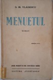 Menuetul &ndash; G. M. Vladescu, carte anticariat, coperta uzata