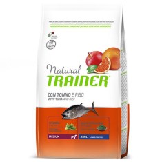 Trainer Natural Medium Adult peste si orez 3 kg - AMBALAJ DETERIORAT foto