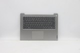 Carcasa superioara cu tastatura palmrest Laptop, Lenovo, IdeaPad 3-14ITL05 Type 81X7, 5CB1C05010, AM1JU000300, AP22C000630, Platinum Grey, layout UK